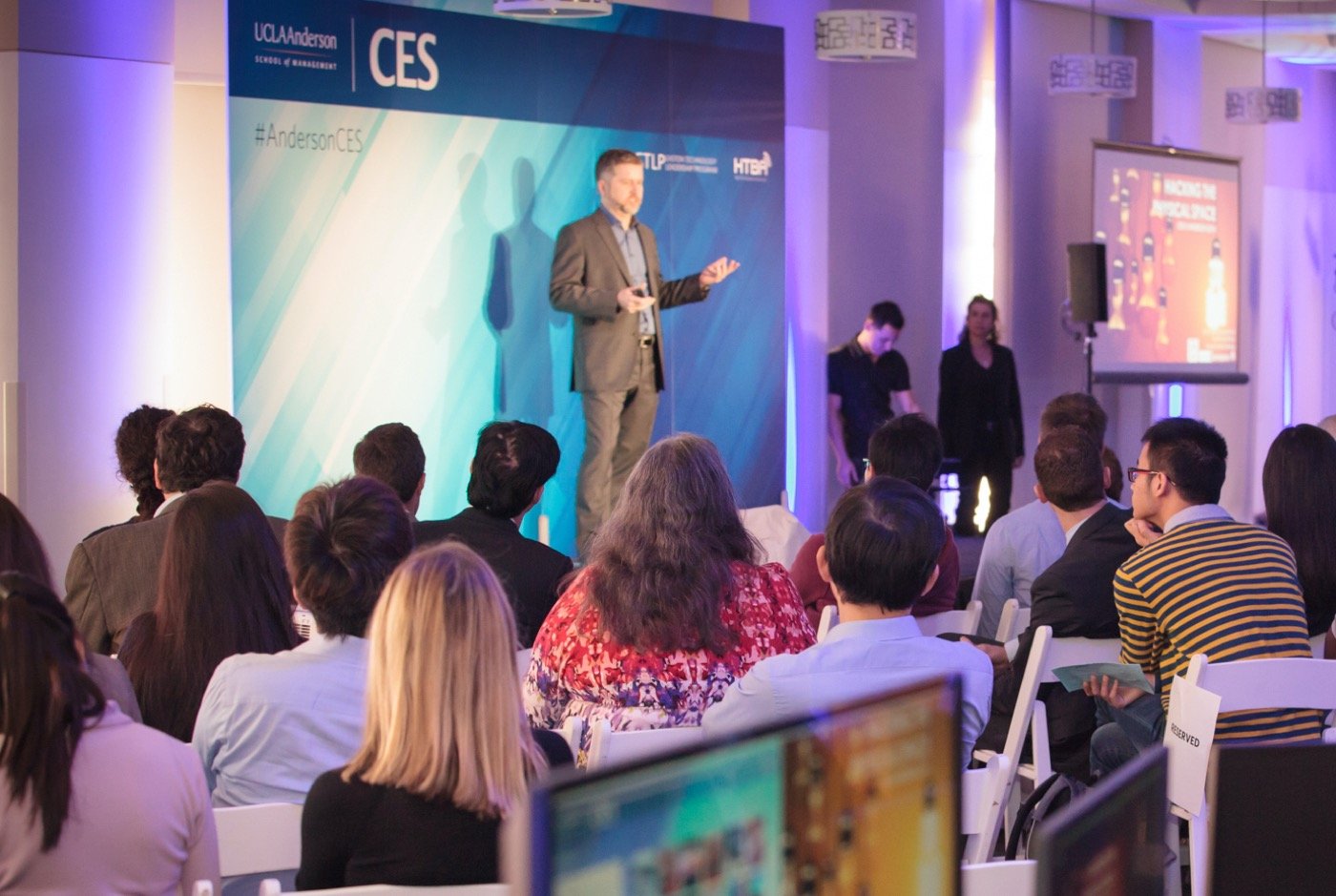 Jason Knapp speaking at CES at UCLA